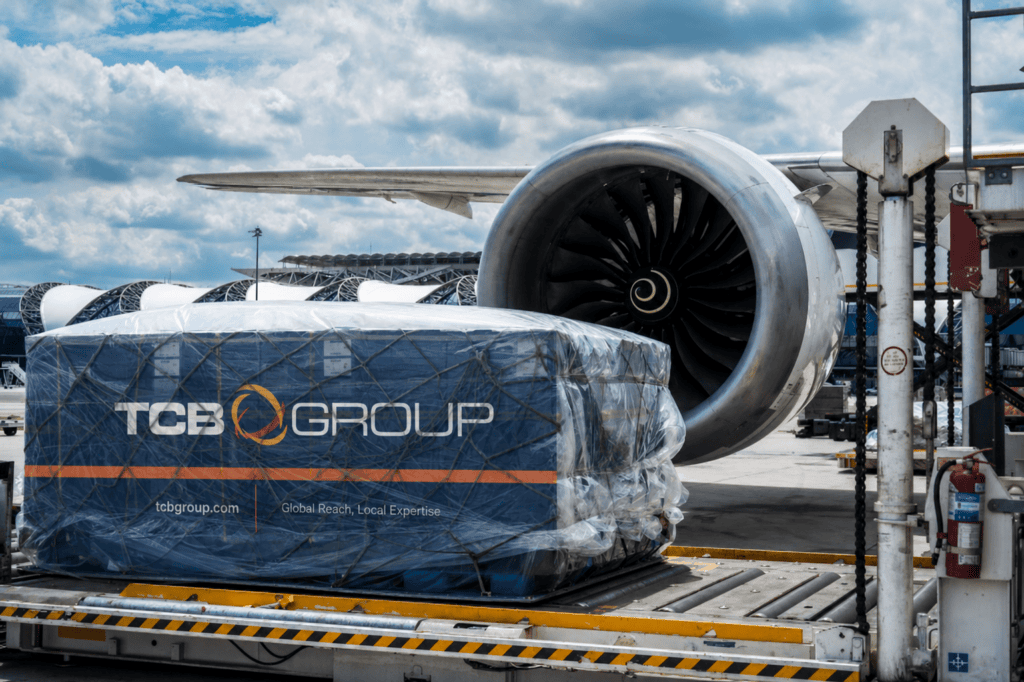 Air freight exports from the UK
