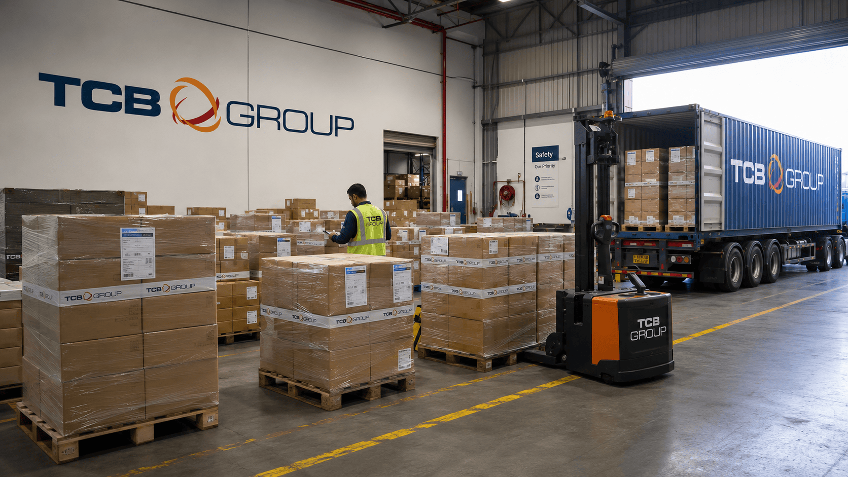 TCB Group LCL Import Shipments From Taiwan To Ireland